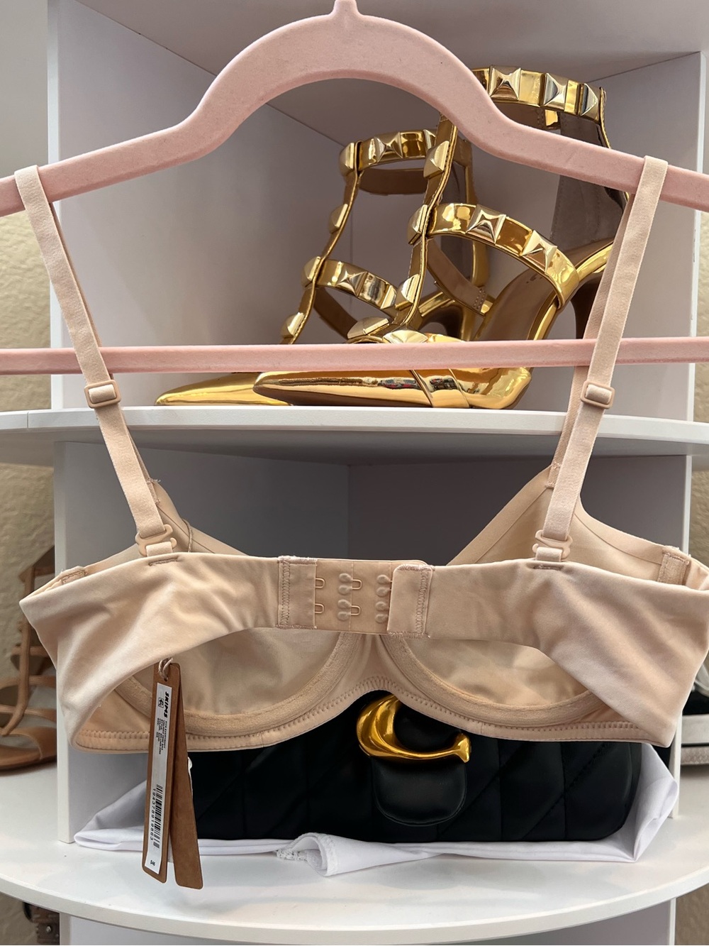SKIMS Fits Everybody Unlined Demi Bra in Nude Sand 32B Brand New w/ Tags!! - Picture 4 of 8